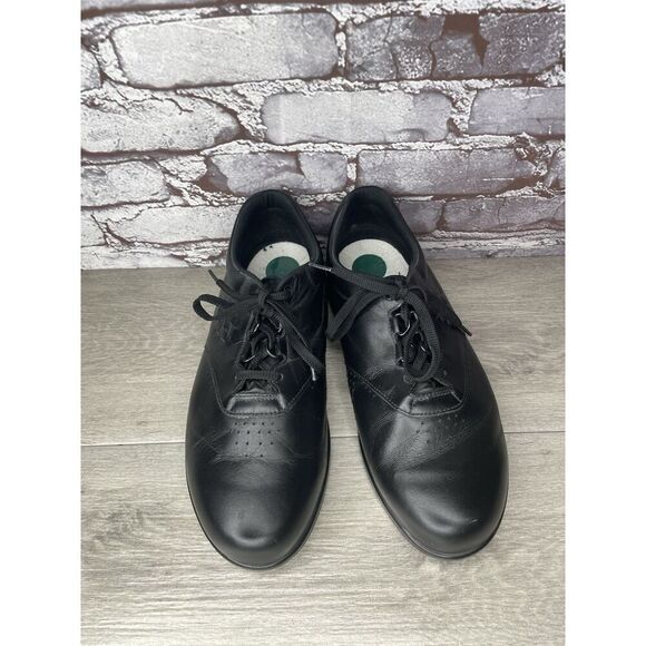 SAS Shoes Free Time Lace Casual Walking Sneakers Black Leather Men 12 W3 US/45EU - Picture 11 of 16